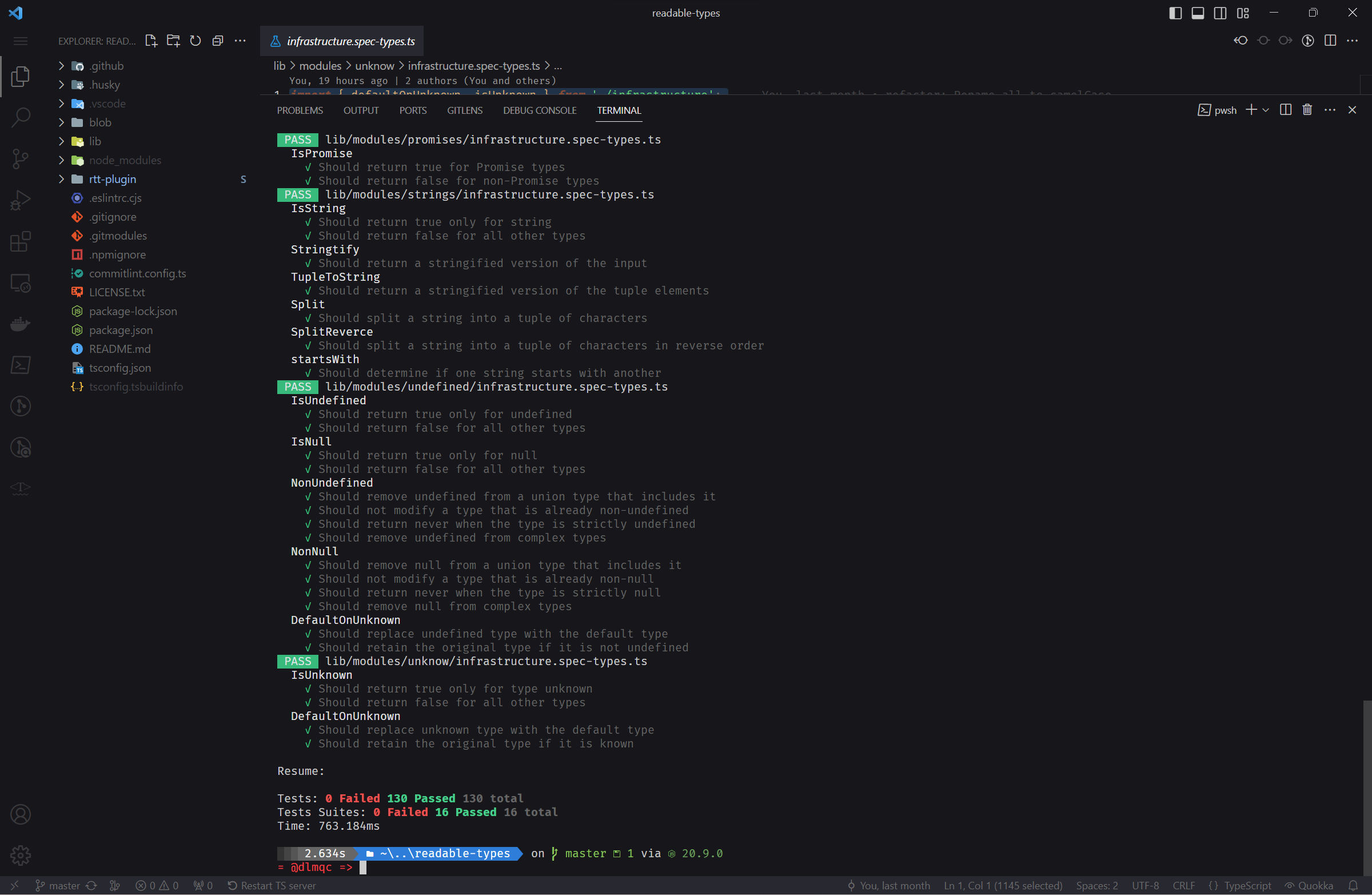 Readable Types - Testing with Readable Types